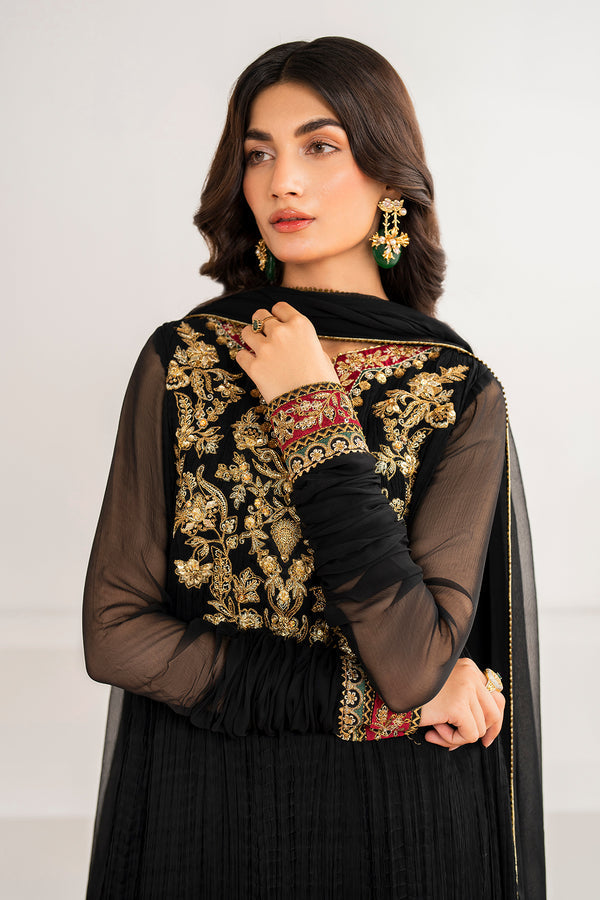 Baroque | Luxury Pret 24 | CRUSH CHIFFON PR-992 - House Of Hania
