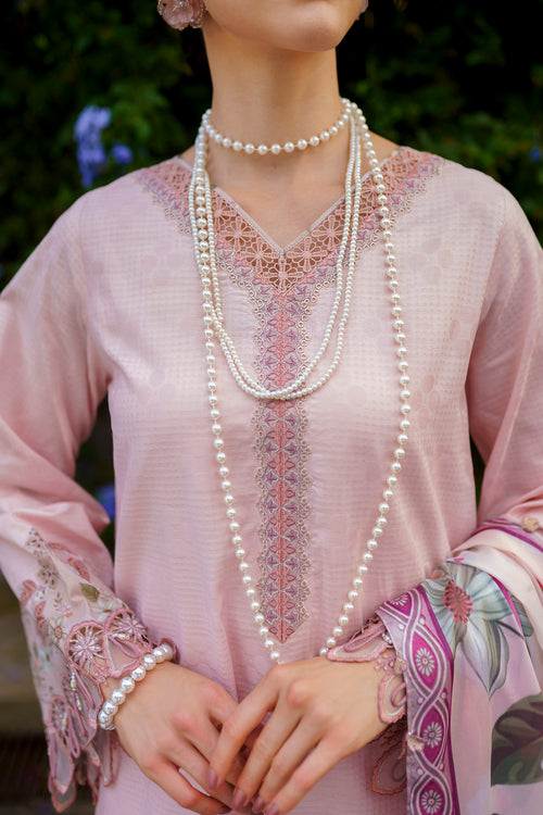 Baroque | Luxury Pret 24 | JACQUARD LAWN UF-588 - House Of Hania