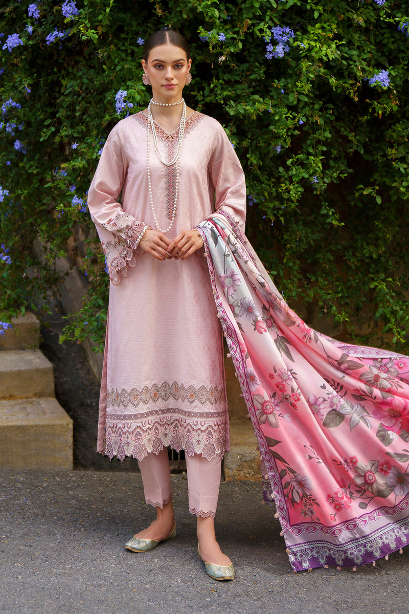 Baroque | Luxury Pret 24 | JACQUARD LAWN UF-588 - House Of Hania