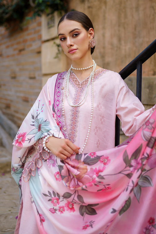 Baroque | Luxury Pret 24 | JACQUARD LAWN UF-588 - House Of Hania