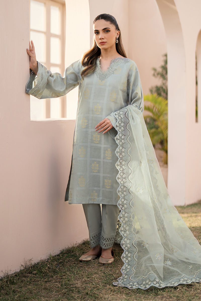Baroque | Luxury Pret 24 | JACQUARD LAWN UF-603 - House Of Hania
