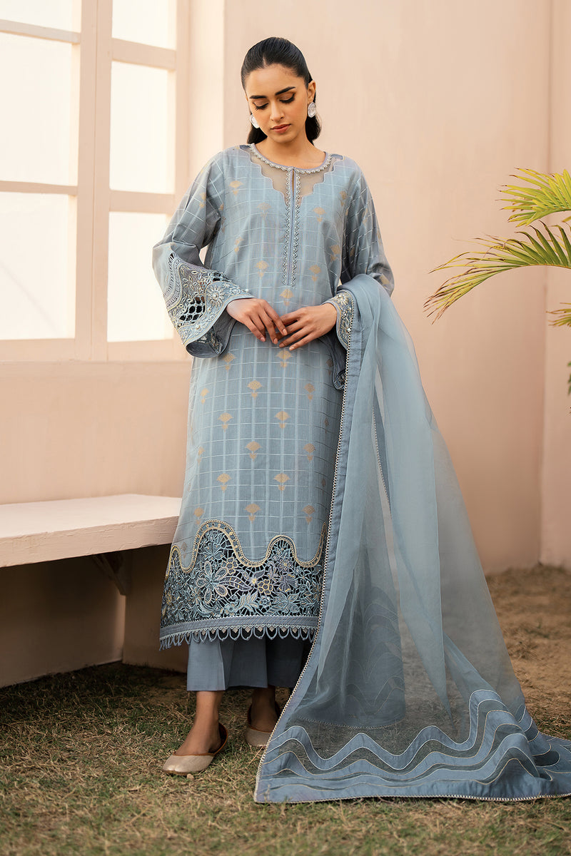 Baroque | Luxury Pret 24 | JACQUARD LAWN UF-606 - House Of Hania