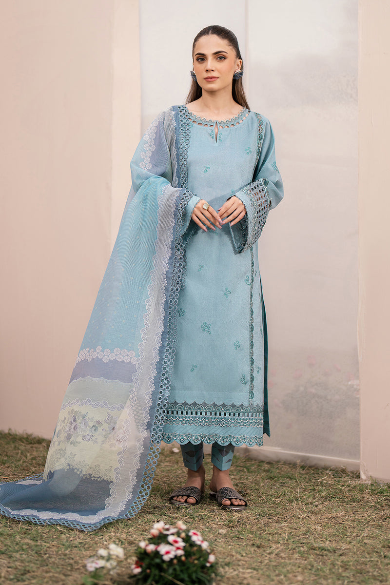 Baroque | Luxury Pret 24 | JACQUARD LAWN UF-611 - House Of Hania