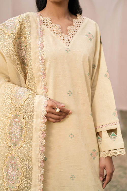 Baroque | Luxury Pret 24 | JACQUARD LAWN UF-612 - House Of Hania