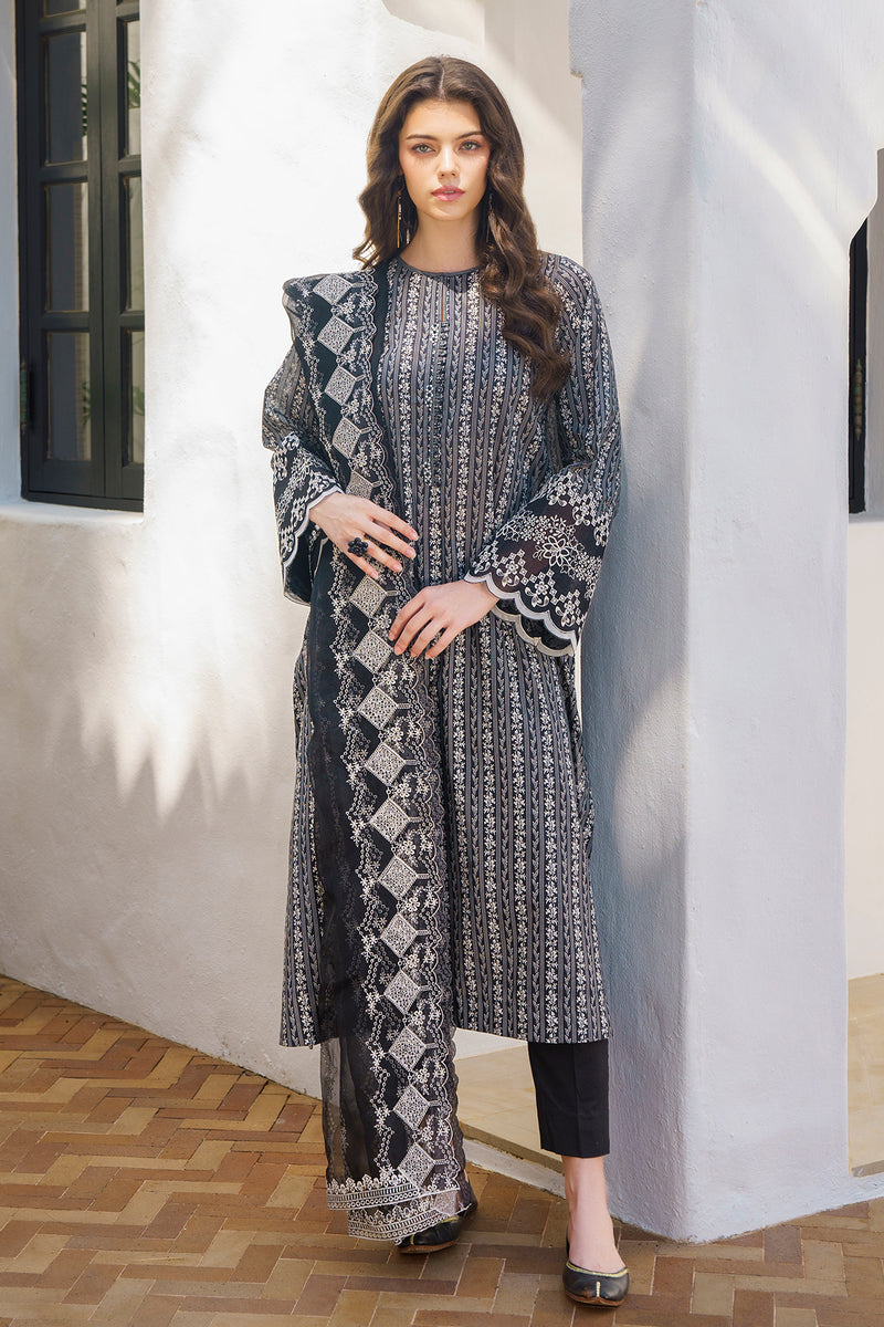 Baroque | Luxury Pret 24 | LAWN UF-573 - House Of Hania
