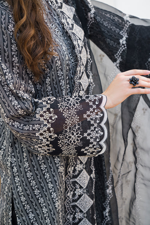 Baroque | Luxury Pret 24 | LAWN UF-573 - House Of Hania