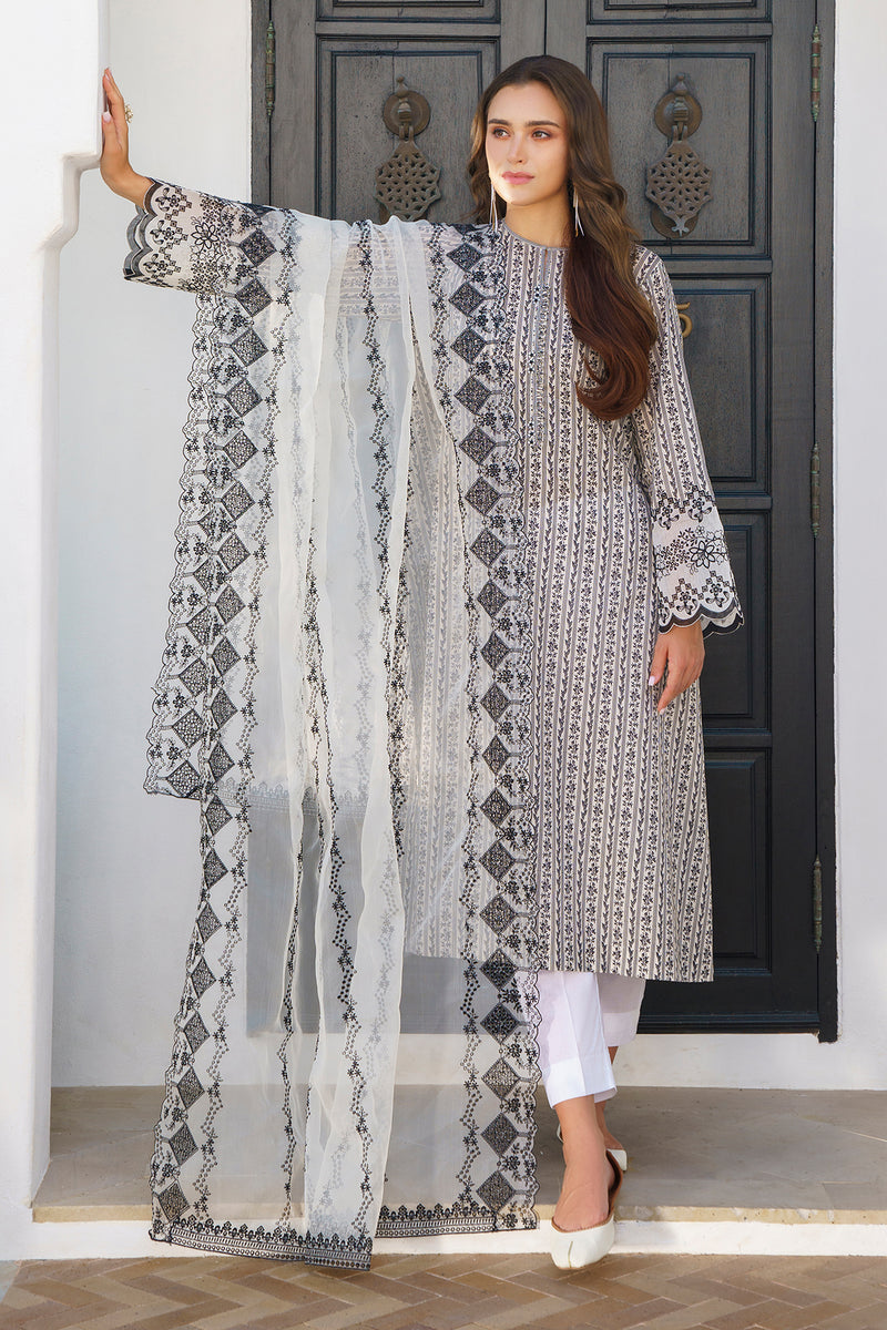 Baroque | Luxury Pret 24 | LAWN UF-574 - House Of Hania