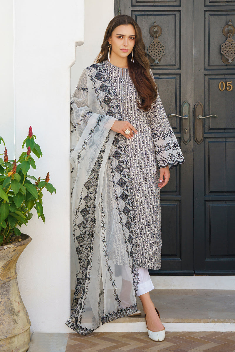 Baroque | Luxury Pret 24 | LAWN UF-574 - House Of Hania
