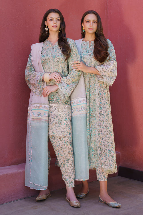 Baroque | Luxury Pret 24 | LAWN UF-577 - House Of Hania