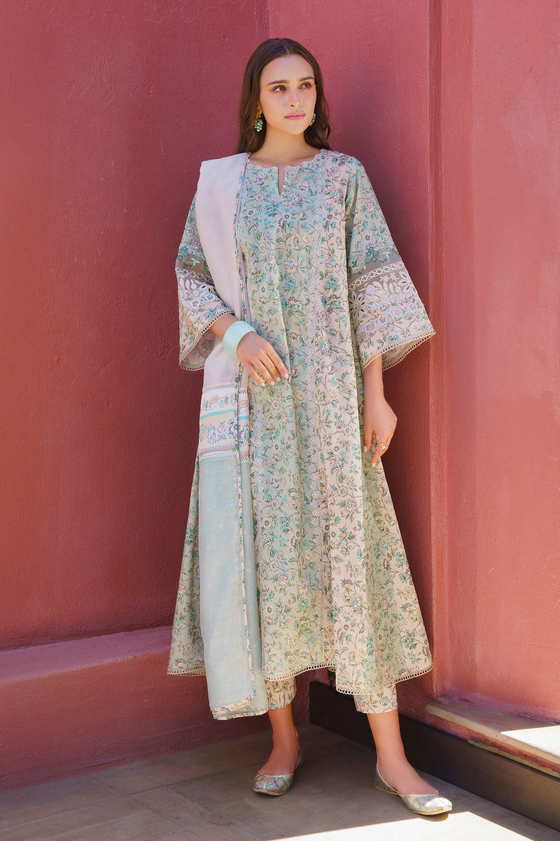 Baroque | Luxury Pret 24 | LAWN UF-577 - House Of Hania