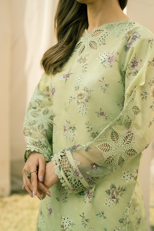 Baroque | Luxury Pret 24 | LAWN UF-595 - House Of Hania