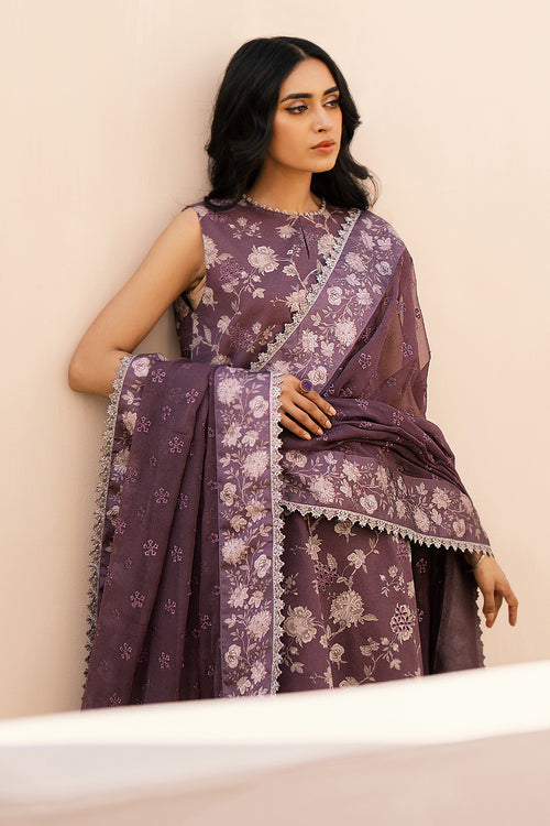 Baroque | Luxury Pret 24 | LAWN UF-598 - House Of Hania