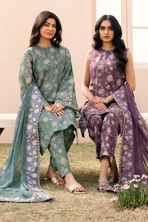 Baroque | Luxury Pret 24 | LAWN UF-598 - House Of Hania
