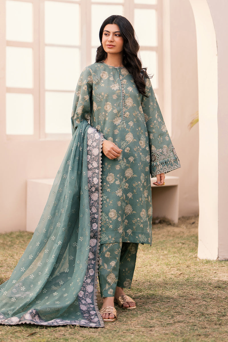 Baroque | Luxury Pret 24 | LAWN UF-599 - House Of Hania