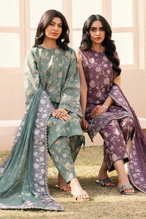 Baroque | Luxury Pret 24 | LAWN UF-599 - House Of Hania