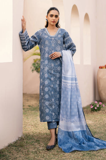 Baroque | Luxury Pret 24 | LAWN UF-601 - House Of Hania