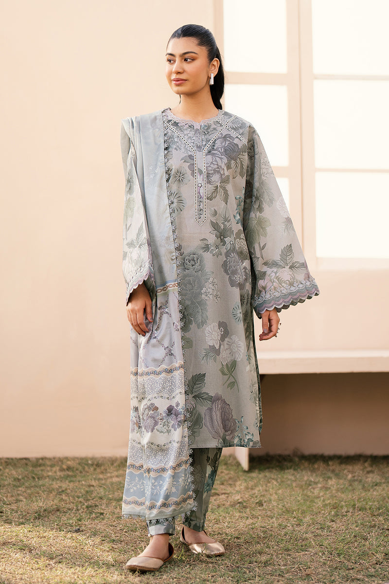 Baroque | Luxury Pret 24 | LAWN UF-605 - House Of Hania