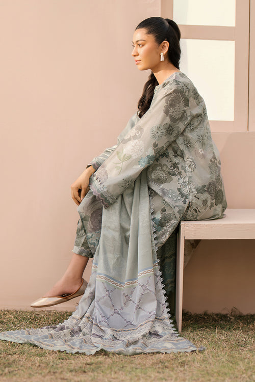 Baroque | Luxury Pret 24 | LAWN UF-605 - House Of Hania