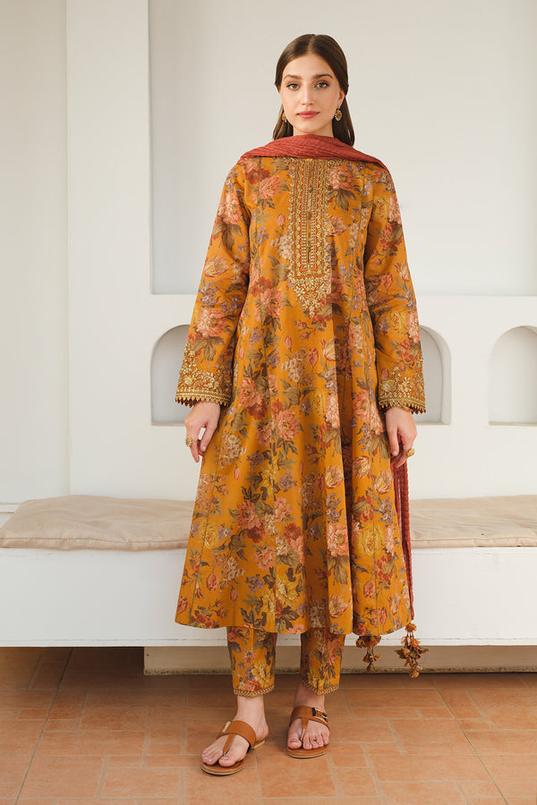Baroque | Luxury Pret 24 | LAWN UF-653 - House Of Hania