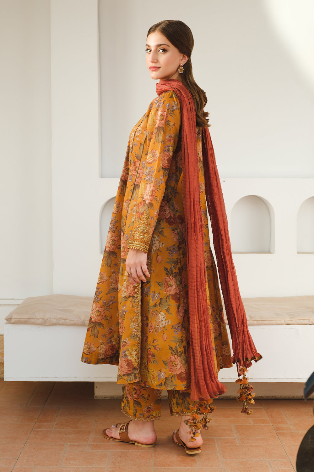 Baroque | Luxury Pret 24 | LAWN UF-653 - House Of Hania