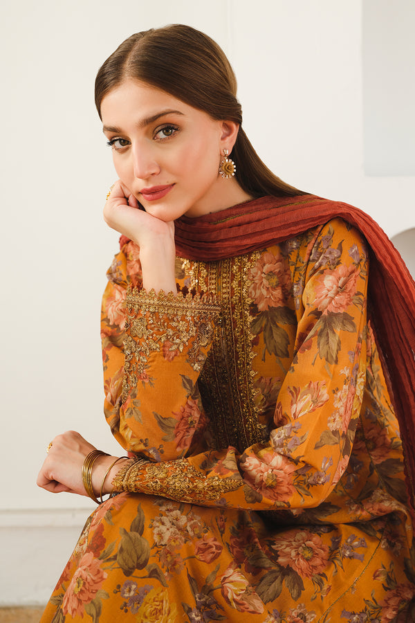 Baroque | Luxury Pret 24 | LAWN UF-653 - House Of Hania