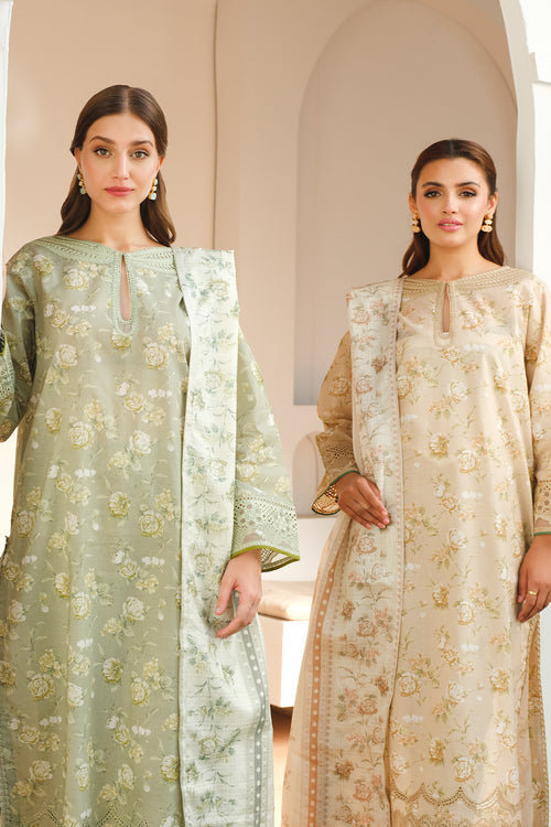 Baroque | Luxury Pret 24 | LAWN UF-654 - House Of Hania