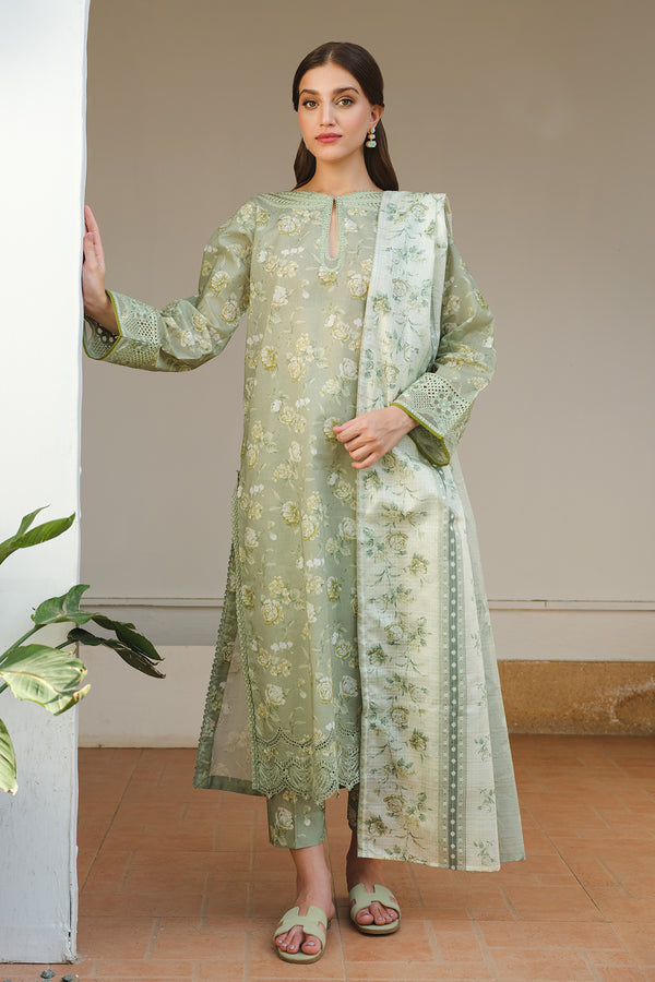 Baroque | Luxury Pret 24 | LAWN UF-654 - House Of Hania