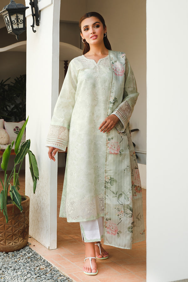 Baroque | Luxury Pret 24 | LAWN UF-659 - House Of Hania