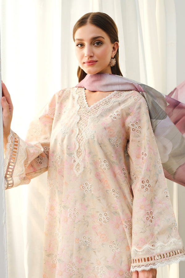Baroque | Luxury Pret 24 | LAWN UF-660 - House Of Hania