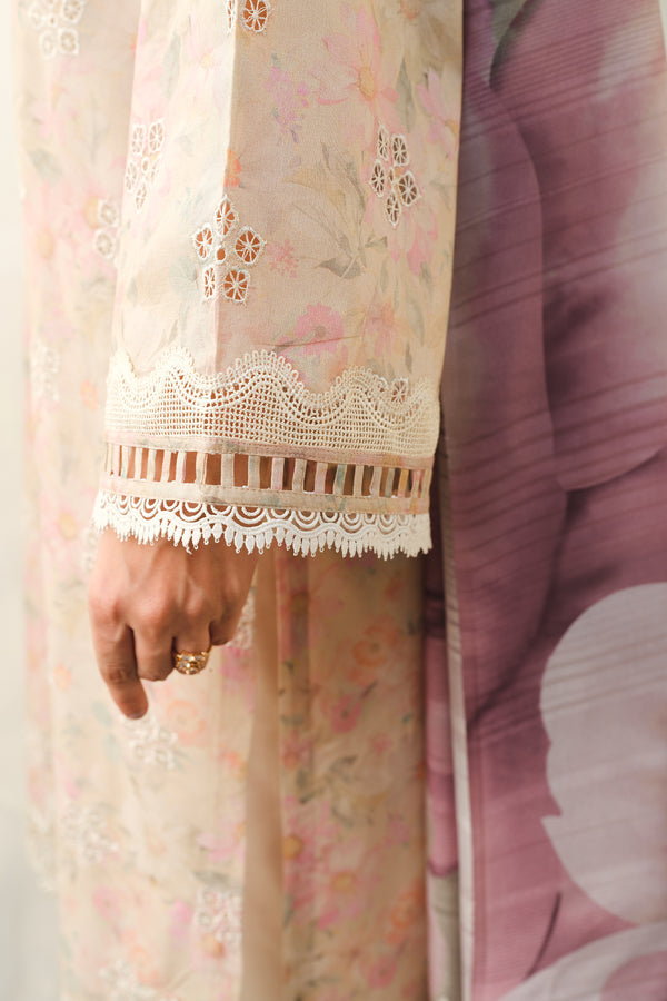 Baroque | Luxury Pret 24 | LAWN UF-660 - House Of Hania