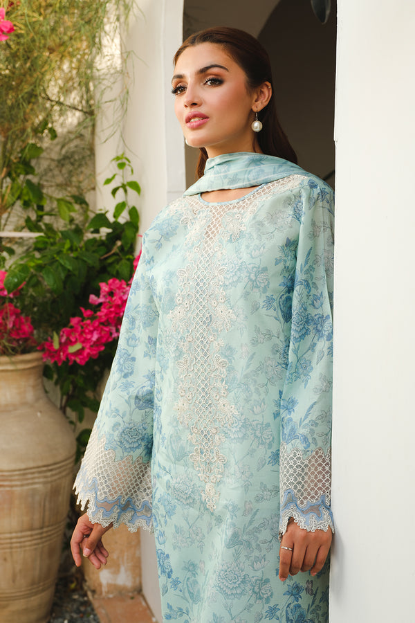 Baroque | Luxury Pret 24 | LAWN UF-661 - House Of Hania