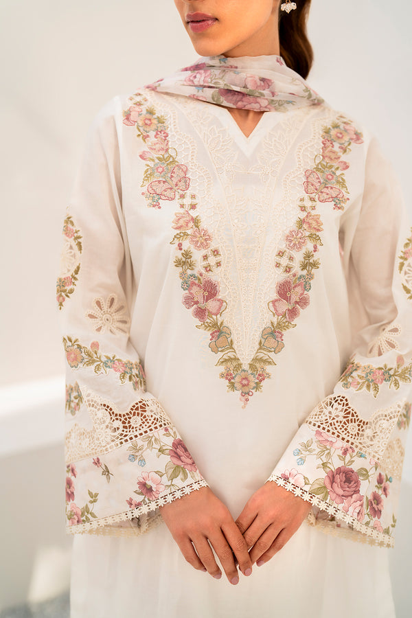 Baroque | Luxury Pret 24 | LAWN UF-665 - House Of Hania