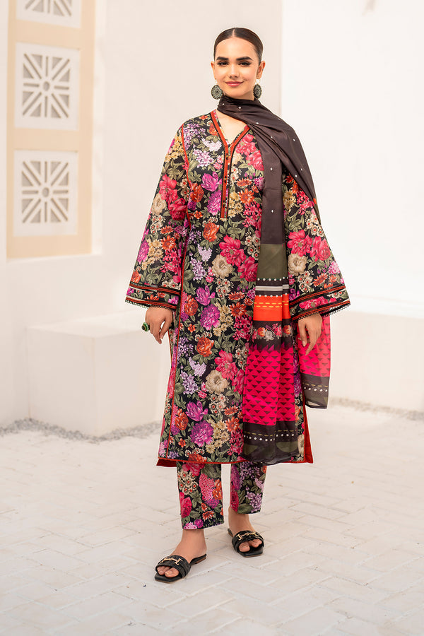 Baroque | Luxury Pret 24 | LAWN UF-666 - House Of Hania