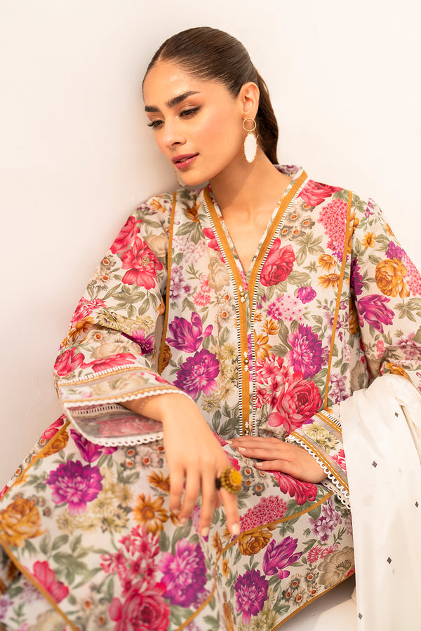 Baroque | Luxury Pret 24 | LAWN UF-667 - House Of Hania