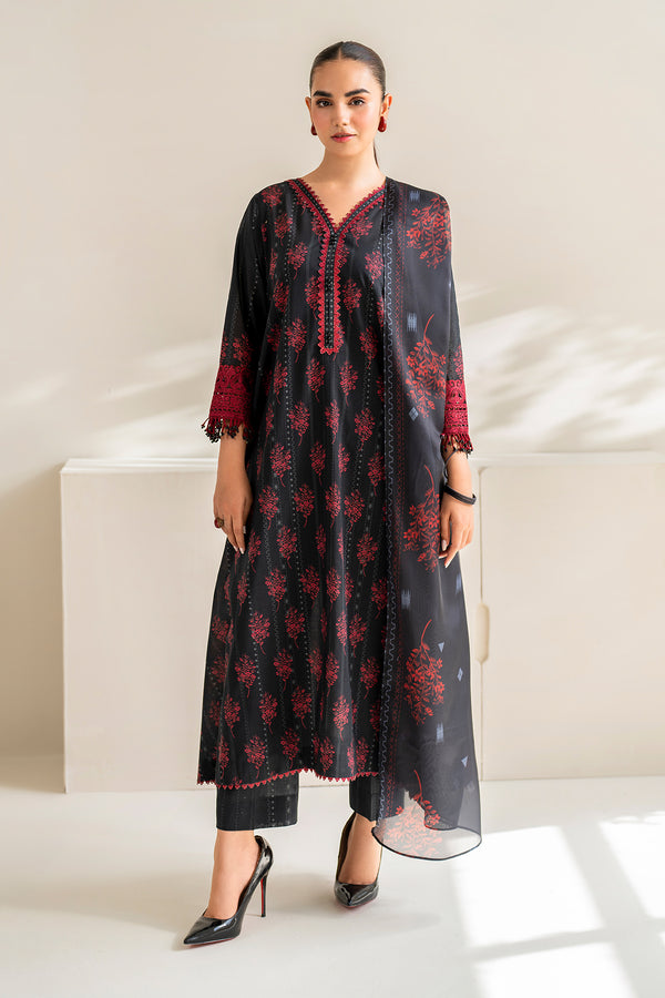 Baroque | Luxury Pret 24 | LAWN UF-675 - House Of Hania