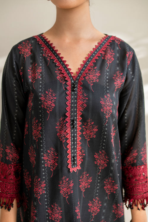 Baroque | Luxury Pret 24 | LAWN UF-675 - House Of Hania