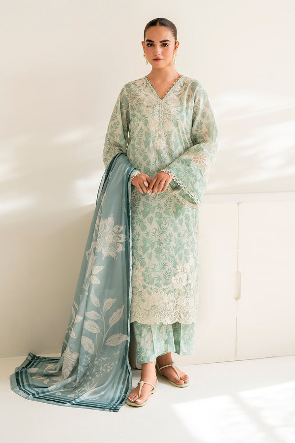 Baroque | Luxury Pret 24 | LAWN UF-677 - House Of Hania