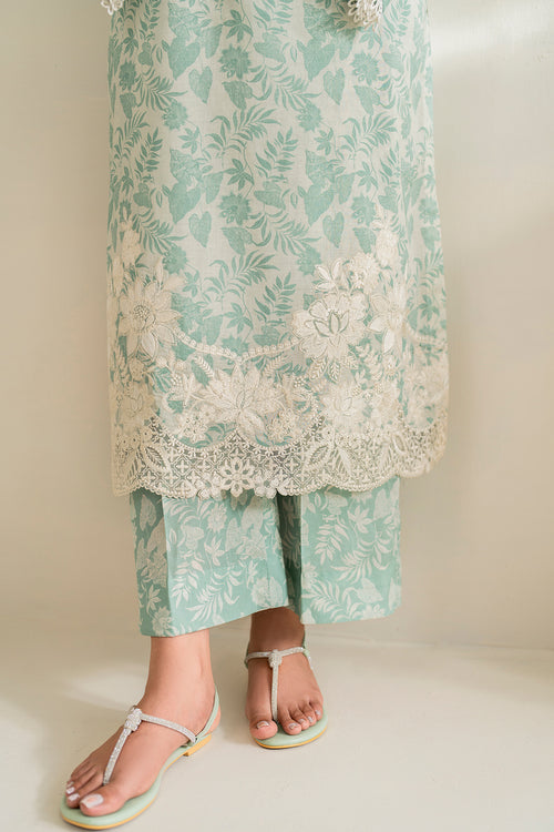 Baroque | Luxury Pret 24 | LAWN UF-677 - House Of Hania