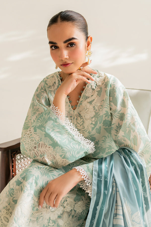 Baroque | Luxury Pret 24 | LAWN UF-677 - House Of Hania
