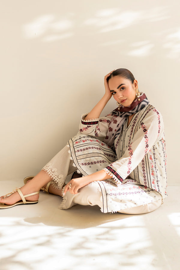 Baroque | Luxury Pret 24 | LAWN UF-678 - House Of Hania