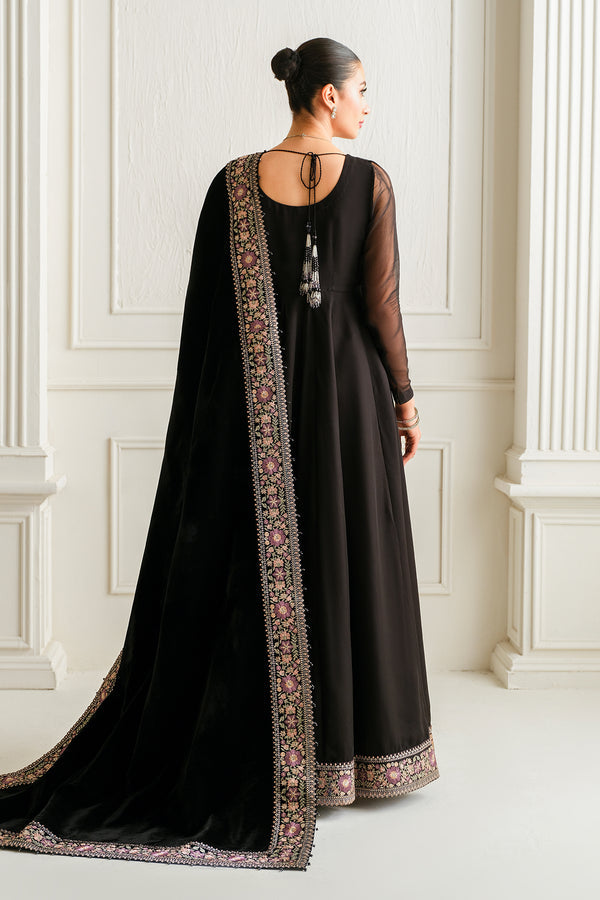 Baroque | Luxury Pret 25 | EMBROIDERED CHIFFON PR-1019 - House Of Hania