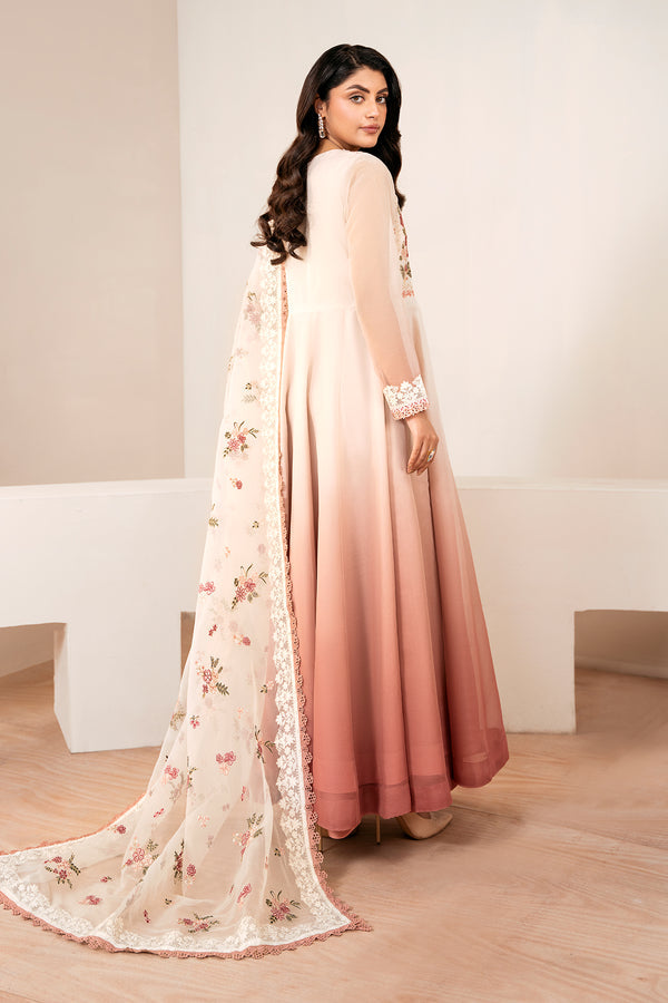 Baroque | Luxury Pret 25 | EMBROIDERED CHIFFON PR-1055 - House Of Hania
