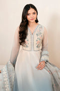 Baroque | Luxury Pret 25 | EMBROIDERED CHIFFON PR-1056 - House Of Hania