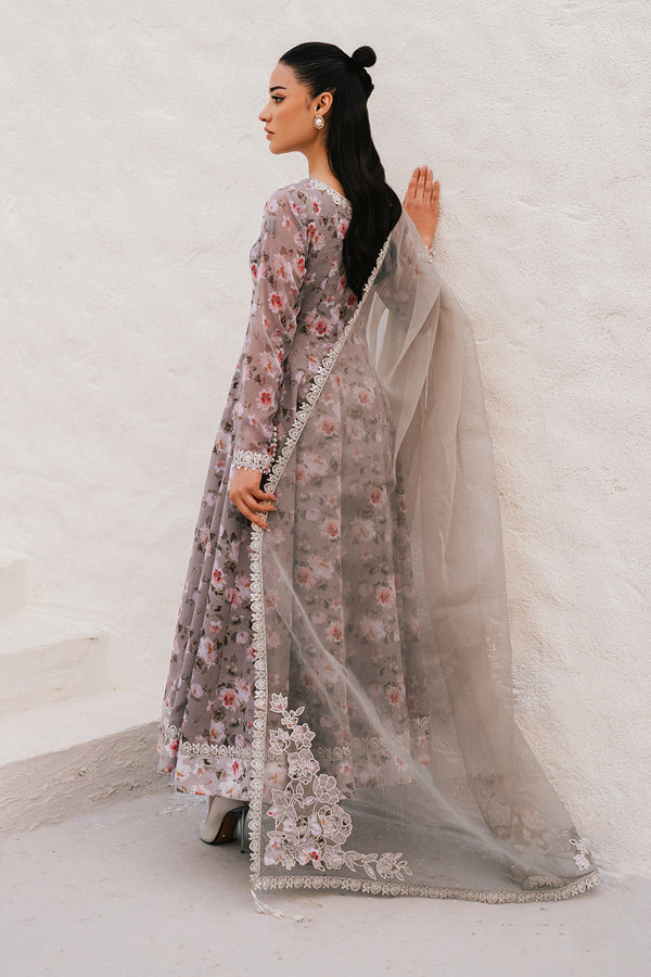 Baroque | Luxury Pret 25 | EMBROIDERED CHIFFON PR-1090 - House Of Hania