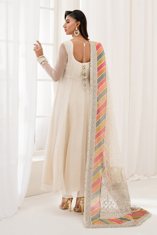 Baroque | Luxury Pret 25 | EMBROIDERED CHIFFON PR-1098 - House Of Hania
