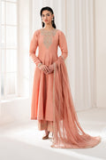 Baroque | Luxury Pret 25 | EMBROIDERED CHIFFON PR-1099 - House Of Hania