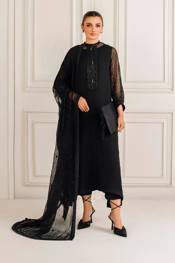 Baroque | Luxury Pret 25 | EMBROIDERED CHIFFON PR-1134 - House Of Hania