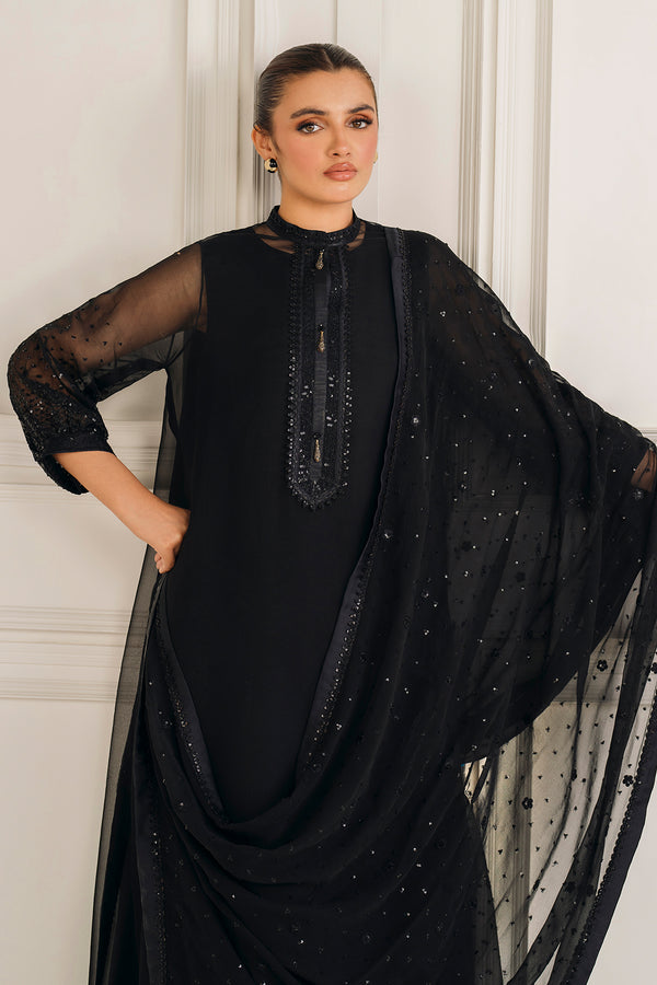 Baroque | Luxury Pret 25 | EMBROIDERED CHIFFON PR-1134 - House Of Hania
