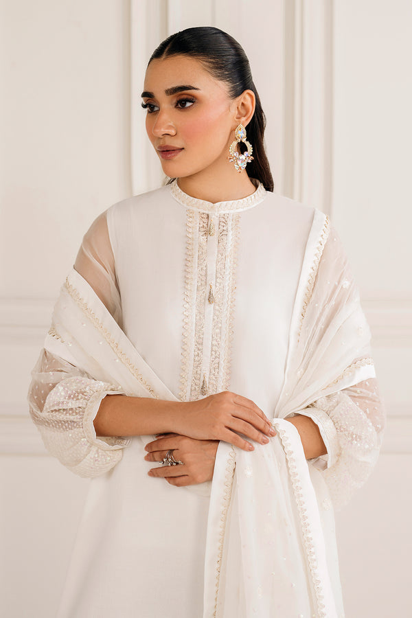 Baroque | Luxury Pret 25 | EMBROIDERED CHIFFON PR-1135 - House Of Hania