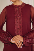 Baroque | Luxury Pret 25 | EMBROIDERED CHIFFON PR-1136 - House Of Hania
